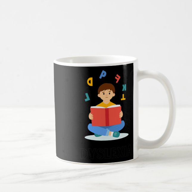 Mug Journée mondiale de sensibilisation à la dyslexie  (Droite)