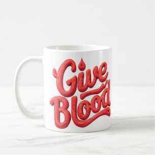 Mug Journée mondiale des donneurs de sang - Texte de d