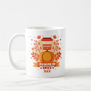 Mug Journée nationale des épices, café, feuilles d'aut