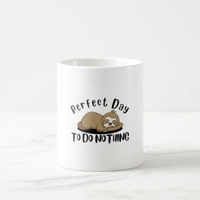 Mug Journée Parfaite Pour Ne Rien Faire (Centre)