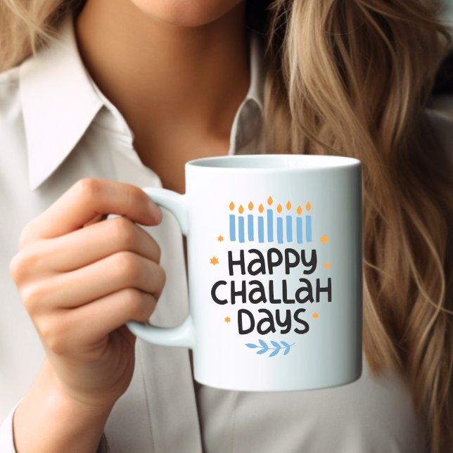 Mug Jours amusants d'Hanoukka Challah (Créateur téléchargé)