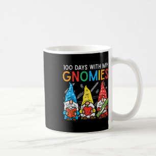 Mug Jours Avec Mes Gnomies Mignonne Enseignant 100e Jo