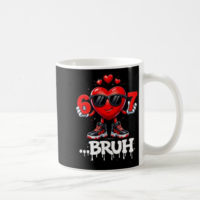 Mug Jours de la Saint-Valentin drôles 67 Glace Mème Si (Droite)