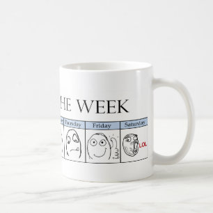 Mug Jours de la semaine Memes