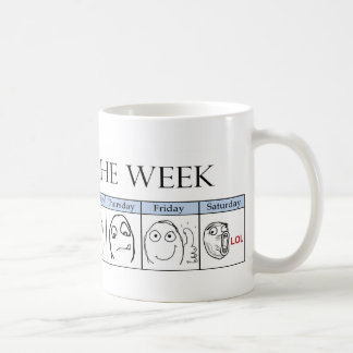 Mug Jours de la semaine Memes