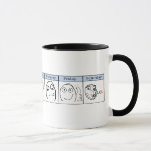 Mug Jours de la semaine Memes