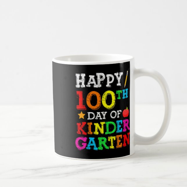 Mug Jours De L'École 100E Jour De L'École Maternelle (Droite)