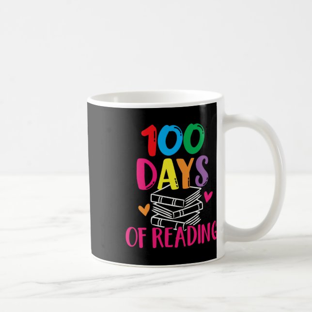 Mug Jours De Lecture De L'École Anglais Livres De L'En (Droite)