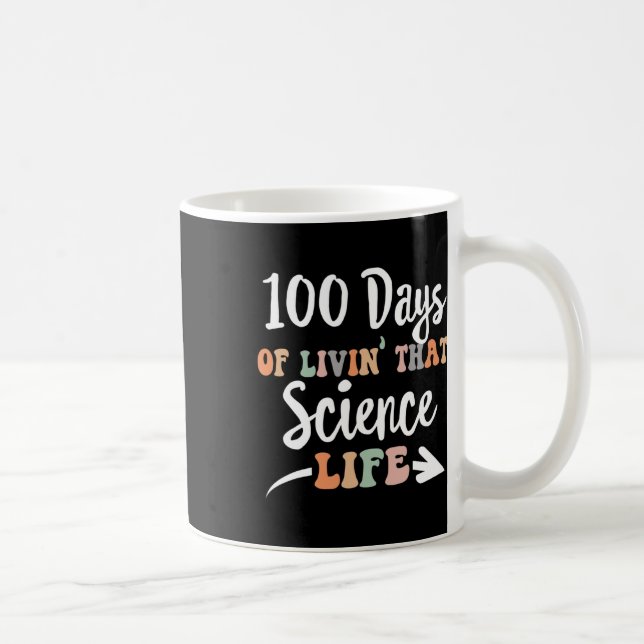 Mug Jours De Science 100e Jour D'École Pour Enseigner  (Droite)