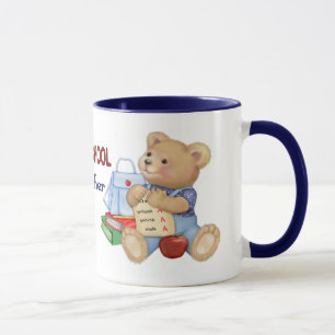 Mug Jours scolaires Teddy - Enseignant préscolaire
