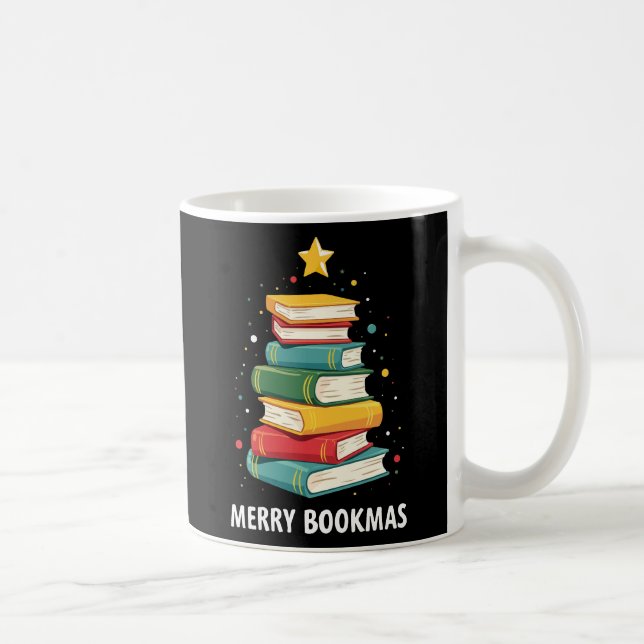 Mug Joy Bookmas - Festive Book Stack for Book Lovers (Droite)