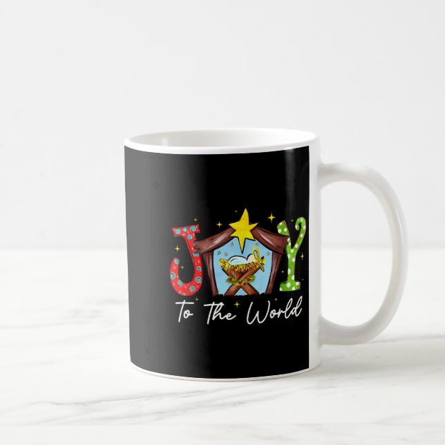 Mug Joy To The World Baby Jesus Christmas Nativity Sce (Droite)