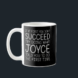 Mug JOYCE Poison Nom Personnalized Birthday Funny Chri<br><div class="desc">JOYCE Poison Nom Personnalized Birthday Funny Christmas Joke</div>
