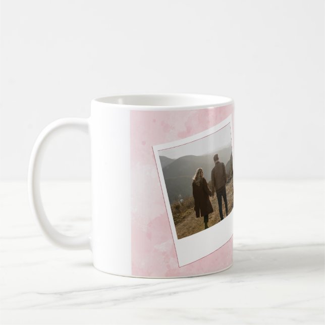 Mug Joyeuse 1ère Saint-Valentin Carte de vœux (Gauche)