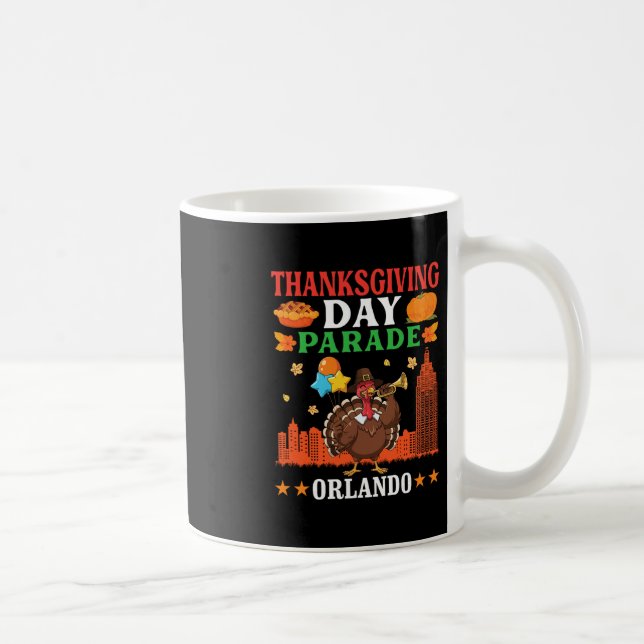 Mug Joyeuse célébration de la dinde du défilé de la fê (Droite)
