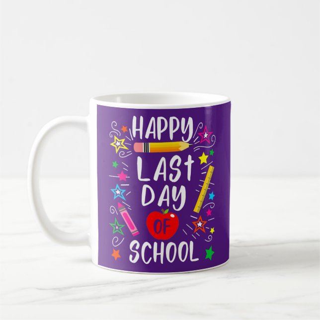 Mug Joyeuse Dernière journée d'enseignant étudiant (Gauche)
