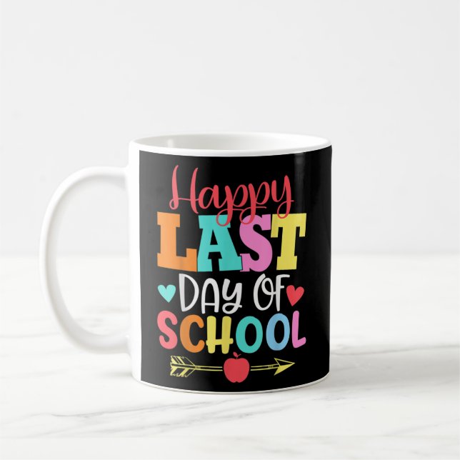 Mug Joyeuse Dernière journée des élèves de l'école et  (Gauche)