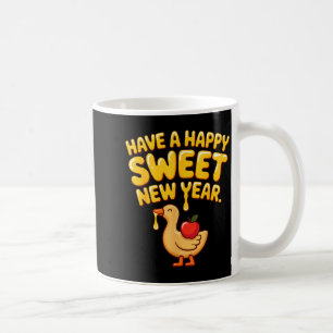 Mug Joyeuse douce nouvelle année Cookie d'oie Rosh Has