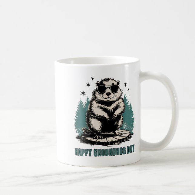 Mug Joyeuse Fête de la Marmotte Et Oui C'est Mon Anniv (Droite)