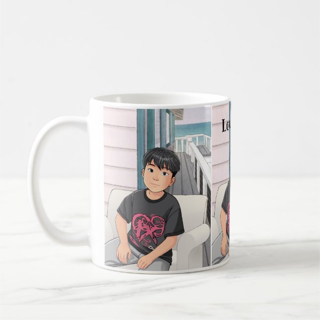 Mug Joyeuse Fête des Mères. (Gauche)