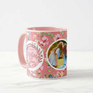 Mug Joyeuse Fête des Mères Élégante Photo moderne
