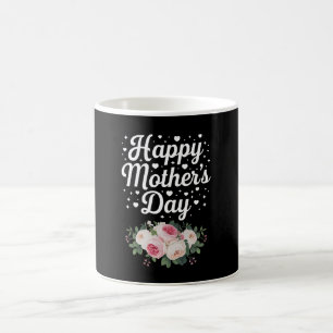 Mug Joyeuse Fête des Mères Fleur Mignonne Maman Grand-