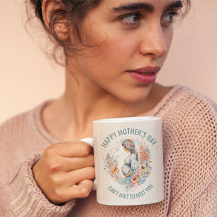 Mug Joyeuse Fête des Mères Maman à être florale aquare