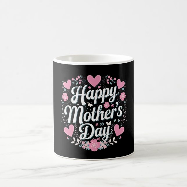 Mug Joyeuse fête des Mères Maman mignonne florale Gran (Centre)