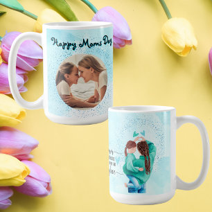 Mug Joyeuse fête des mères Parties scintillant Photo M