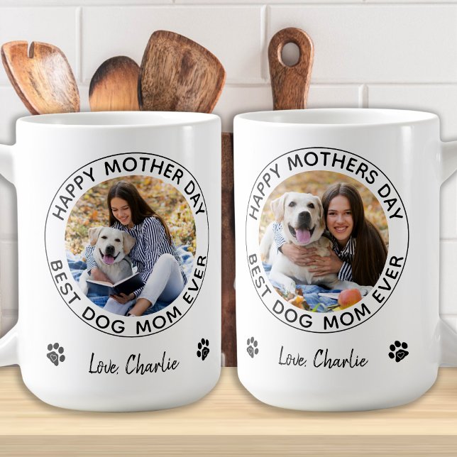 Mug Joyeuse Fête des Mères Personnalisé Animaux de com (Créateur téléchargé)
