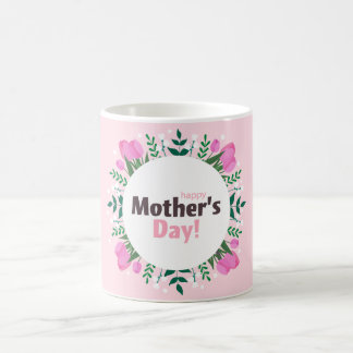 Mug Joyeuse fête des Mères Tulipes roses