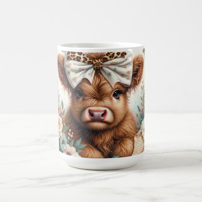 Mug Joyeuse Fête des Mères/ Vache des Highlands (Centre)