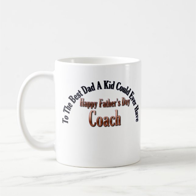 Mug Joyeuse Fête des Pères Coach (Gauche)