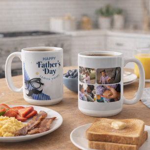 Mug Joyeuse fête des Pères – Cravate, Moustache & Souv