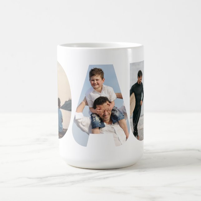 Mug Joyeuse fête des pères, Meilleur papa qui soit ! (Centre)