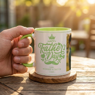 Mug Joyeuse fête des pères Photo de papa Café