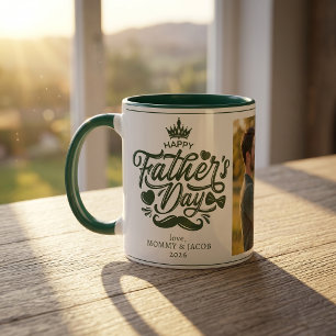 Mug Joyeuse fête des Pères Photo de Papa Café
