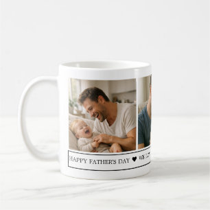 Mug Joyeuse fête des Pères Photo   Papa personnalisé à