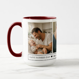 Mug Joyeuse fête des Pères Photo Papa personnalisé à
