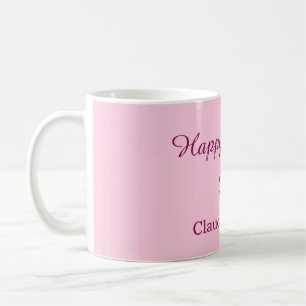 Mug Joyeuse journée de la femme rose mauve nom calligr