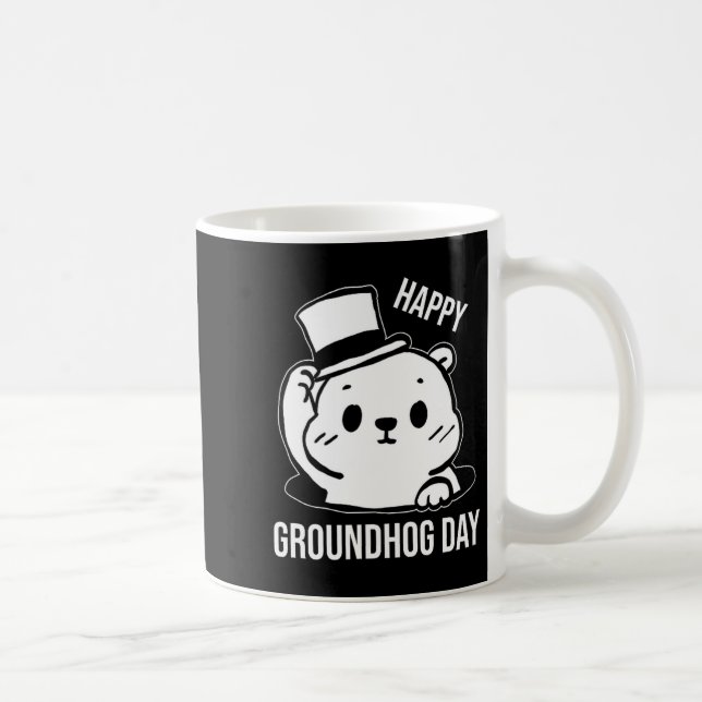 Mug Joyeuse journée de la marmotte en ligne  (Droite)