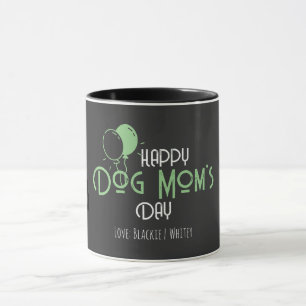 Mug Joyeuse journée de maman de chien avec des ballons
