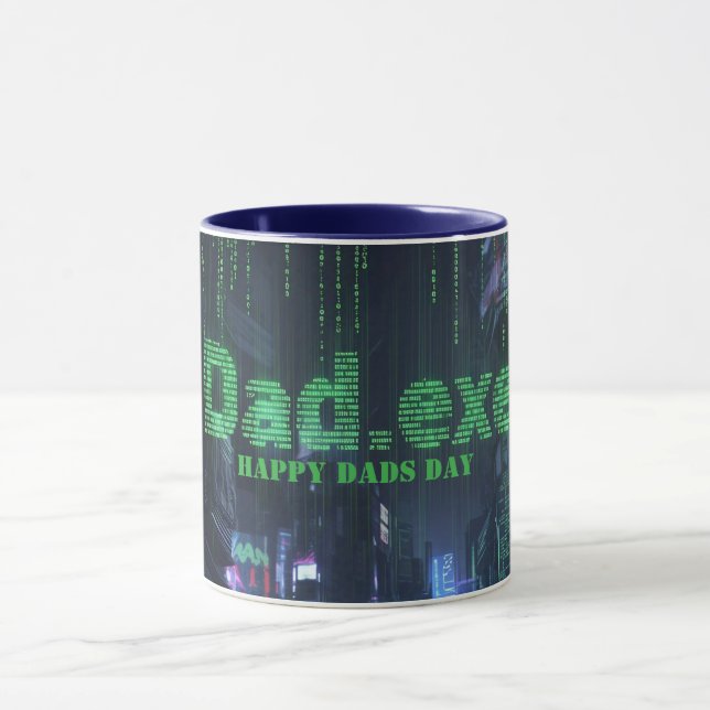Mug Joyeuse Journée des Pères "DAD.EXE" personnalisée (Centre)