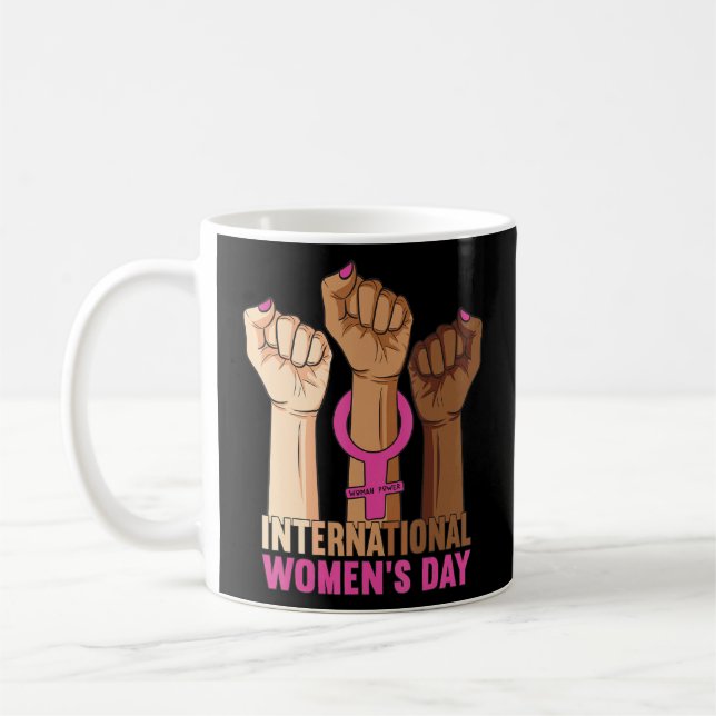 Mug Joyeuse Journée Internationale des Femmes 8 mars 2 (Gauche)