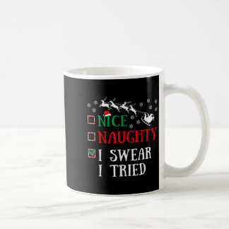 Mug Joyeuse méchante je jure que j'ai essayé drôle de 