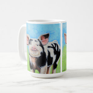 Mug Joyeuse peinture de petit cochon