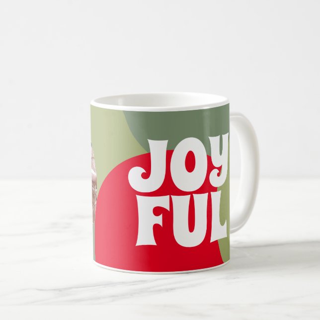 Mug Joyeuse période de Noël photo (Devant droit)