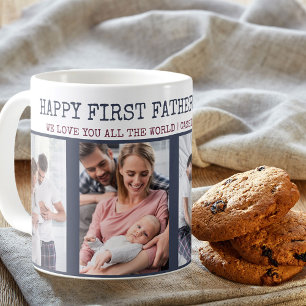 Mug Joyeuse première fête des pères 4 Photo personnali