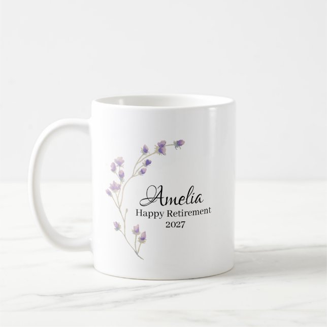 Mug Joyeuse retraite personnalisée 2027  (Gauche)