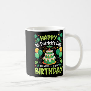 Mug Joyeuse Saint-Patrick et joyeux anniversaire homme